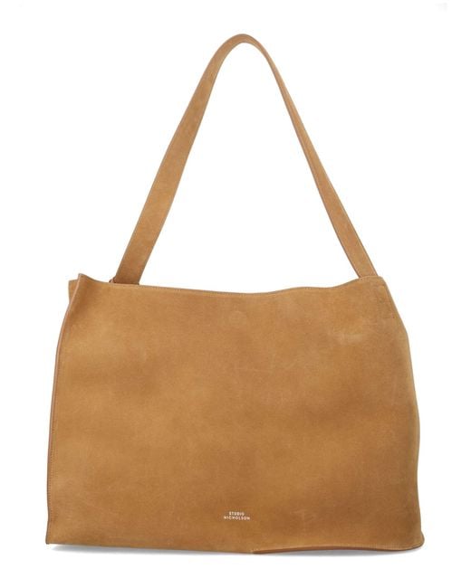 Studio Nicholson Brown Doublet Suede Tote