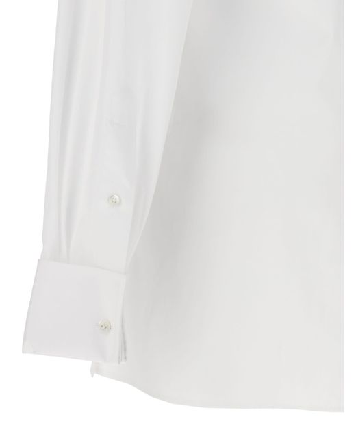Maison Margiela White Long Shirt Shirt, Blouse