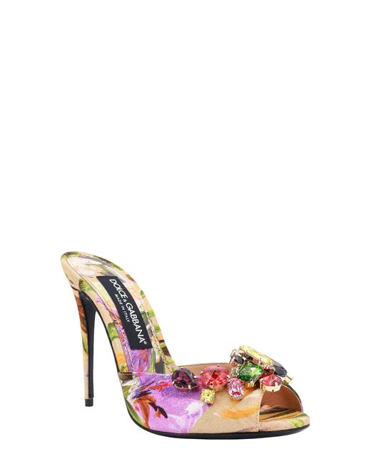 Dolce & Gabbana Metallic Sandals