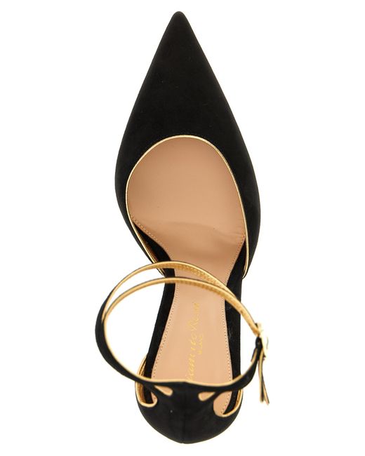 Gianvito Rossi Metallic 'Ivette' Pumps
