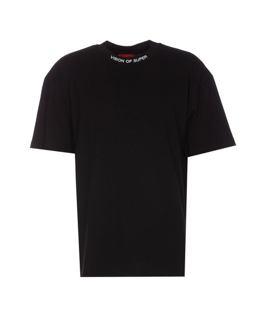Vision Of Super Black Logo T-Shirt for men
