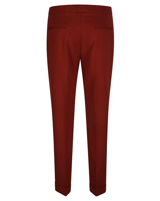 Etro Red Concealed Trousers