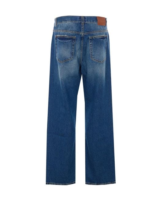 FAMILY FIRST Blue Jeans Cotton for men