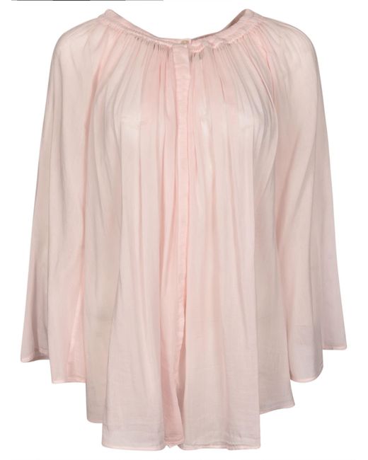 Forte Forte Pink Ruffle Oversized Blouse