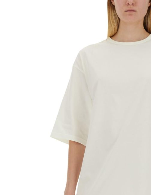 Y-3 White Boxy Fit T-Shirt
