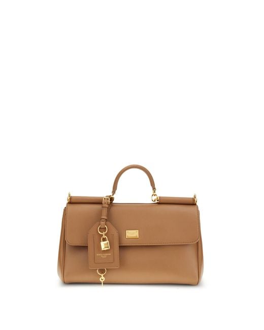 Dolce & Gabbana Brown My Sicily Handbag