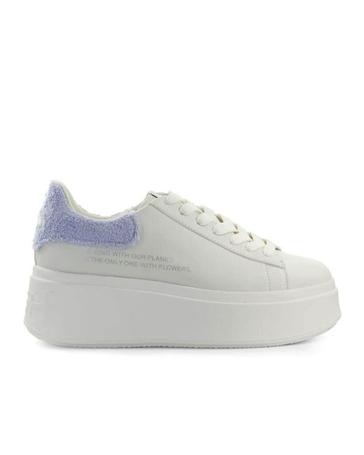 Ash Leather Moby Be Kind Off-white Lilac Sneaker | Lyst UK