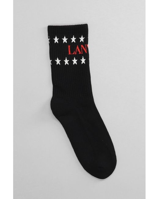 Lanvin Black Socks for men