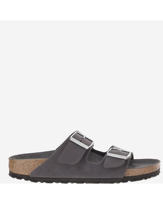 Birkenstock Black Sandals Arizona Suede Leather