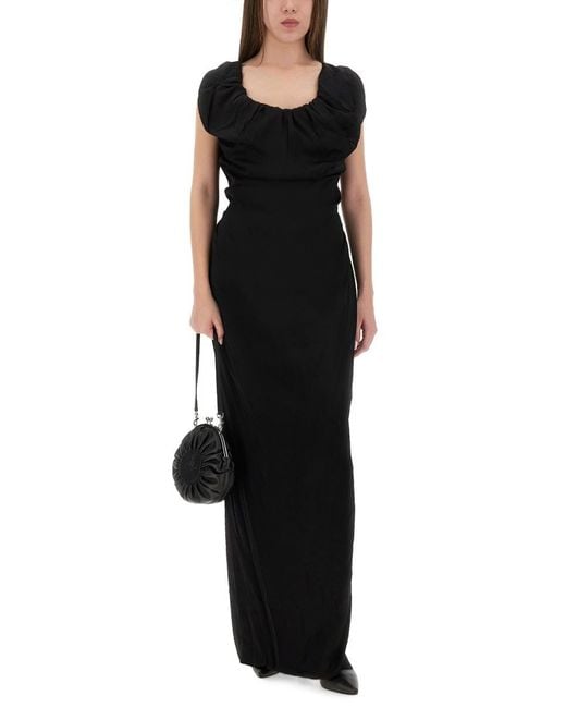 Vivienne Westwood Black Ginnie Amber" Long Dress