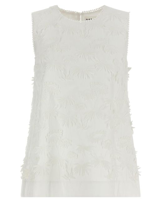 P.A.R.O.S.H. White Cubo26 Blouse
