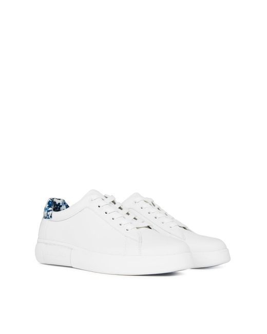 Kate Spade White Lift Logo Sneakers
