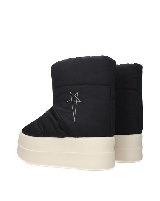 Rick Owens Blue Padded Bozo Tractor Platform Boot