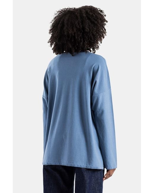 Casey Casey Blue Overdyed Oversize T-Shirt