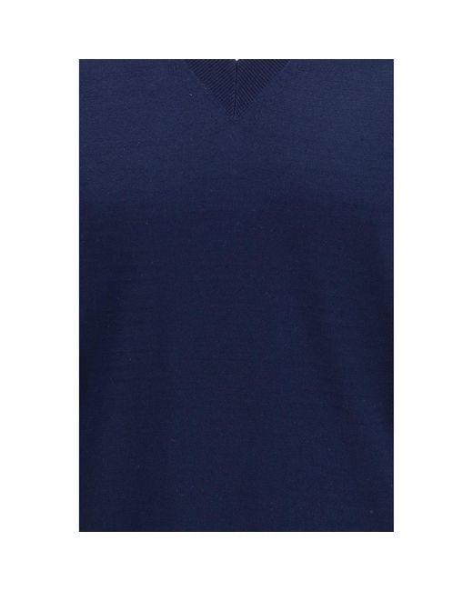 Prada Blue Cotton Sweatshirt for men