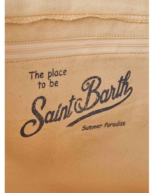 Saint Barth, Paisley print canvas handbag VANITY-PAISLEYStar