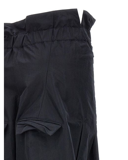 Issey Miyake Blue Enfold Trousers