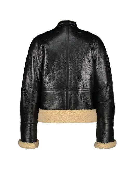 Céline Black Leather Jacket