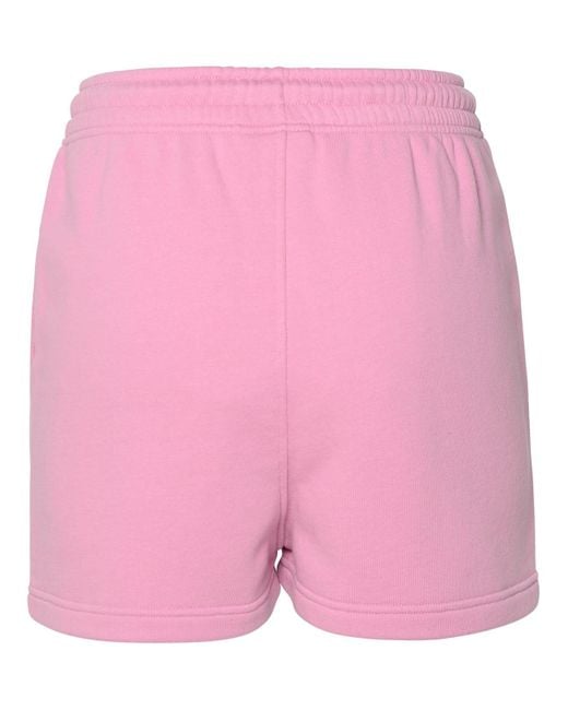 Maison Kitsuné Pink Cotton Shorts