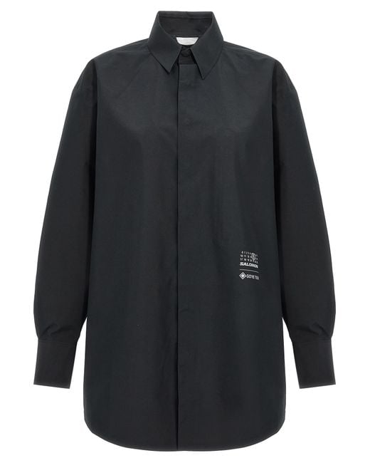 MM6 by Maison Margiela Gray Water-Repellent Gore-Tex Mm6 Shirt