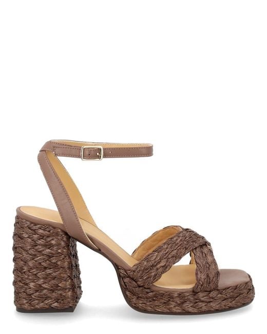 Castaner Natural Raffia Sandals