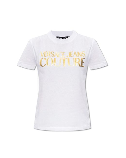 Versace White Cotton T-shirt,