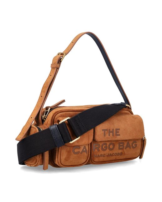 Marc Jacobs Brown The Cargo Suede Shoulder Bag