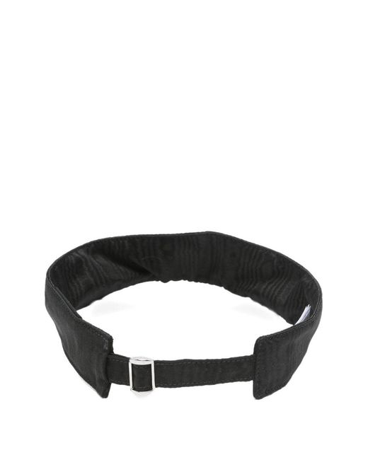 MARINE SERRE Black Moon Visor Cap