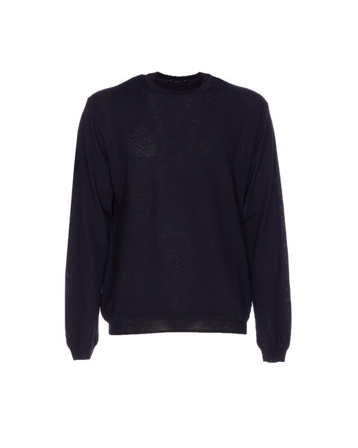 Hōsio Blue Sweaters Wool for men