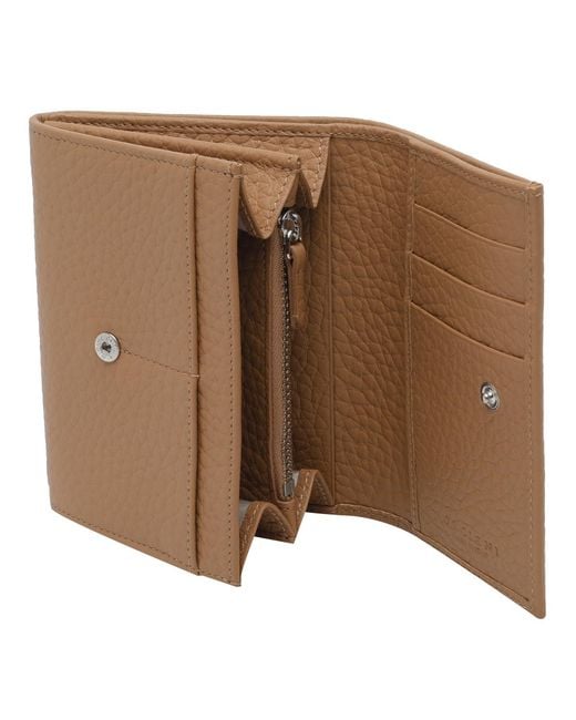 Orciani Brown Wallets Calf Leather