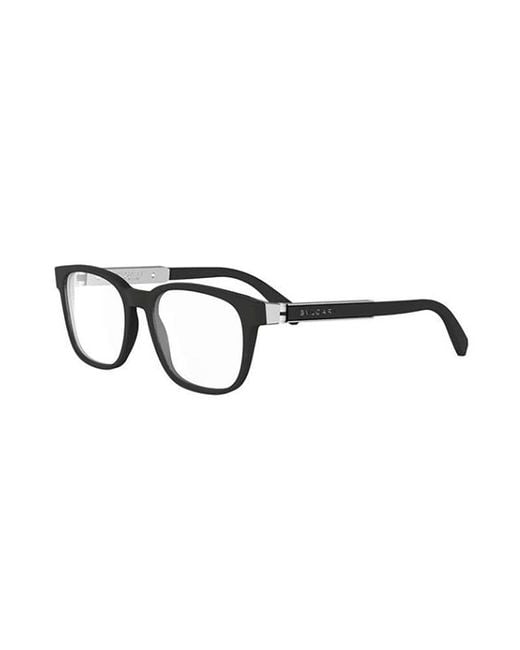BVLGARI Black Optical Frames Acetate Eyewear Optical-Frames for men