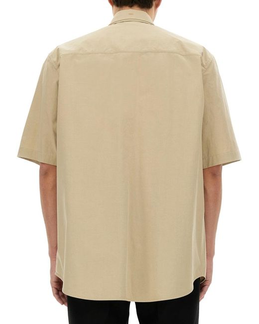 Jil Sander Natural Shirt With Double Layer Design for men