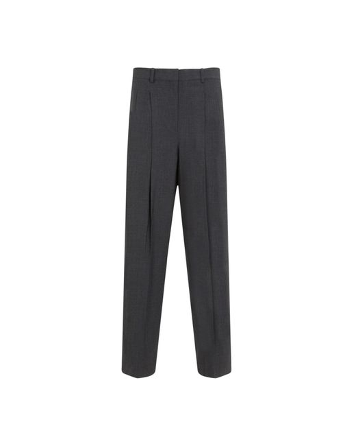 Theory Gray Double Pleat Pants