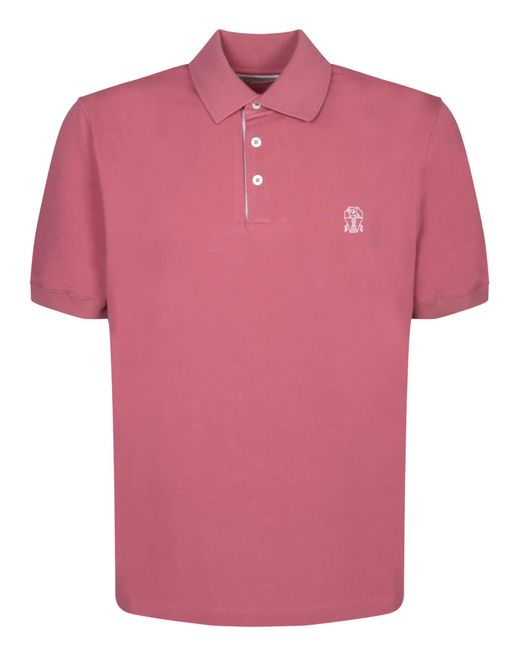 Brunello Cucinelli Pink T-shirts for men