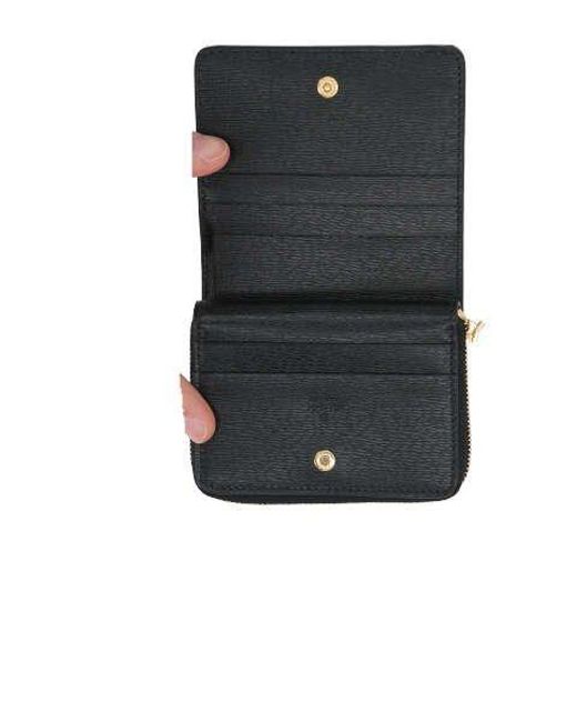 Gucci Black Logo Plaque Mini Wallet