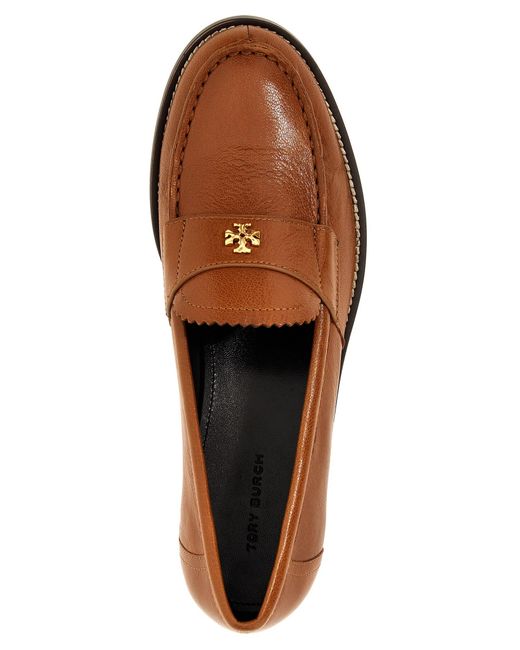 Tory Burch Brown Perry Loafers