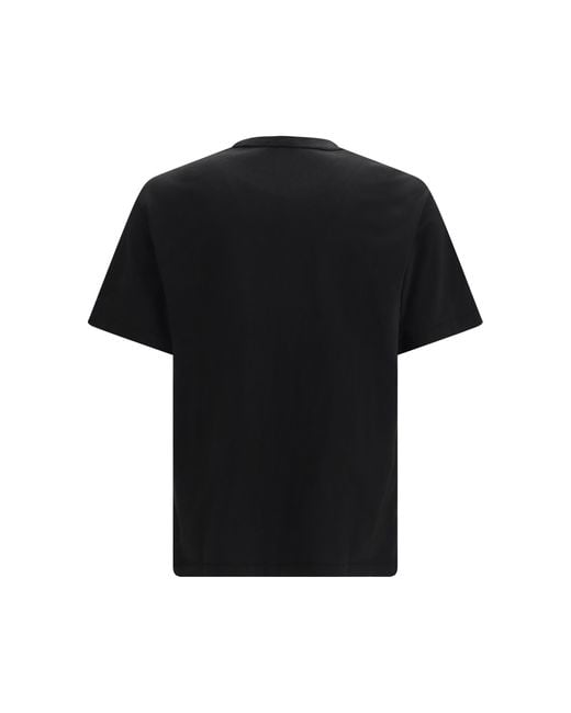 KENZO Black Jumping Tiger Embroidered Cotton T-Shirt T-Shirts for men