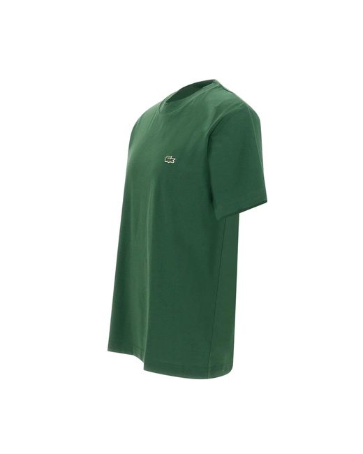 Lacoste Green Cotton T-Shirt for men
