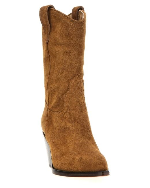 Sonora Boots Brown Clara Ankle Boots Calfskin Leather (Bos Taurus) Boots