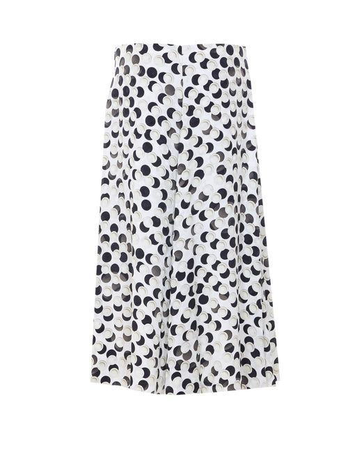 Fendi White Skirts Silk