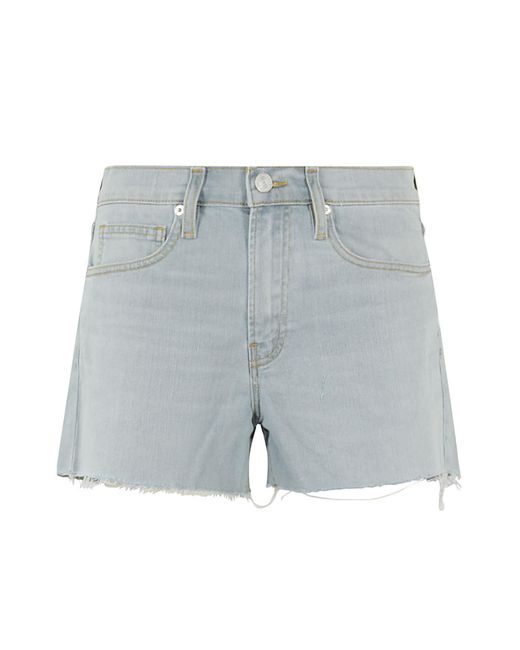 FRAME Gray Le Brigette Short Raw After