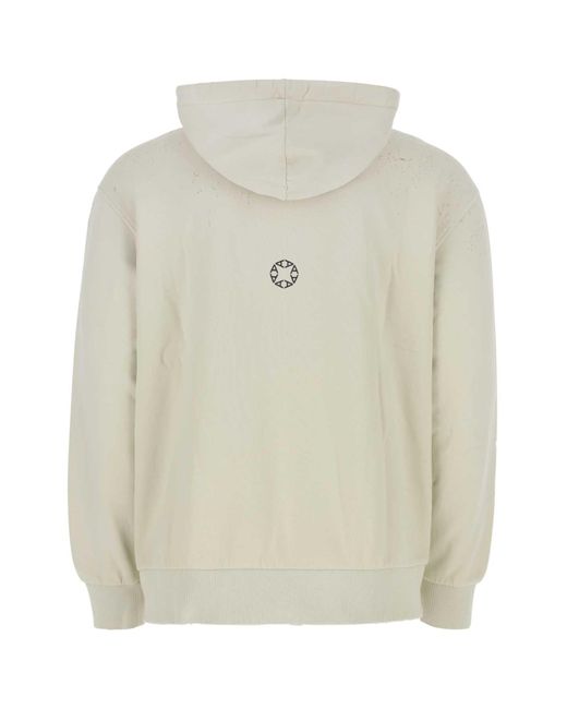 1017 ALYX 9SM White Sand Cotton Oversize Sweatshirt