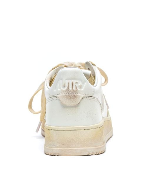 Autry Black Super Vintage Medalist Sneakers for men