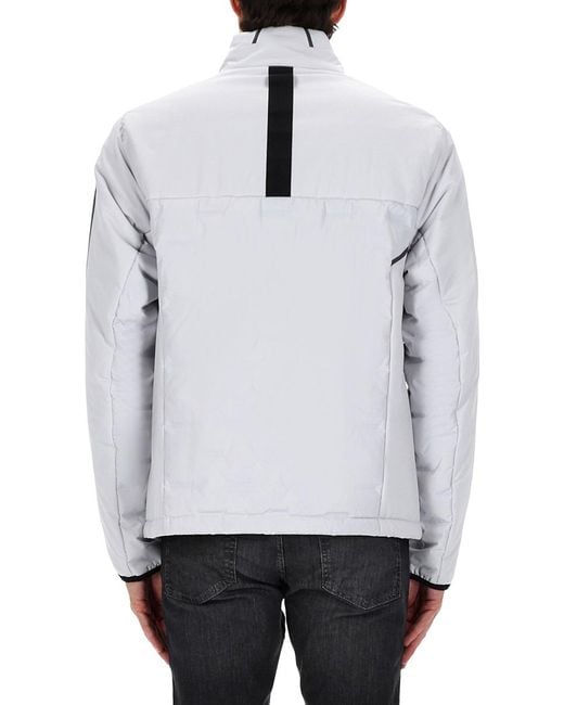 Boss White Down Hybrid Jacket Polyester for men