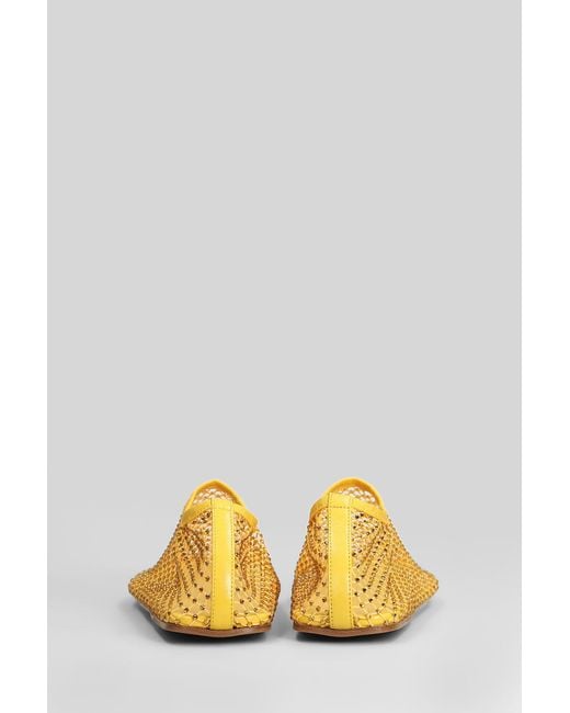 Christopher Esber Yellow Minette Flat Ballet Flats