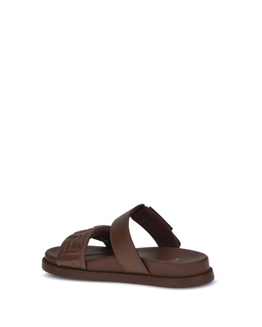 Fendi Brown Sandals