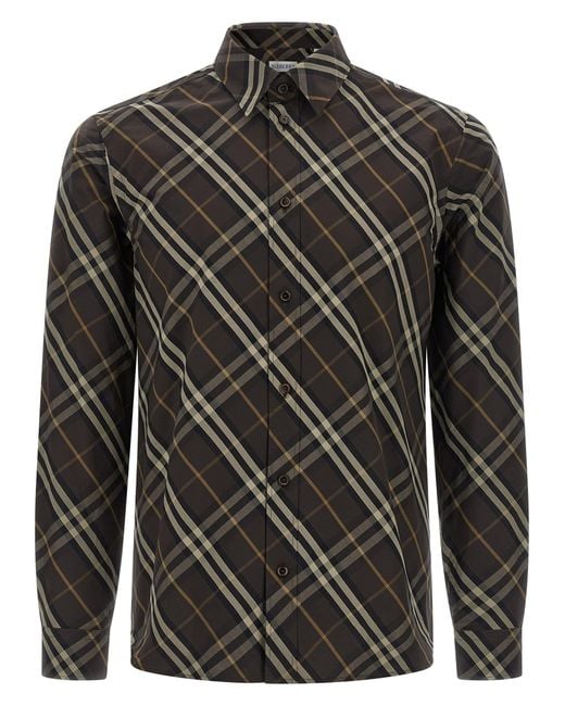 Burberry Gray Robert Shirt for men