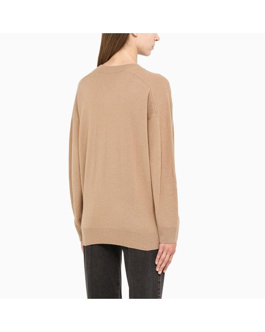 Stella McCartney Natural Pullover With V Neck