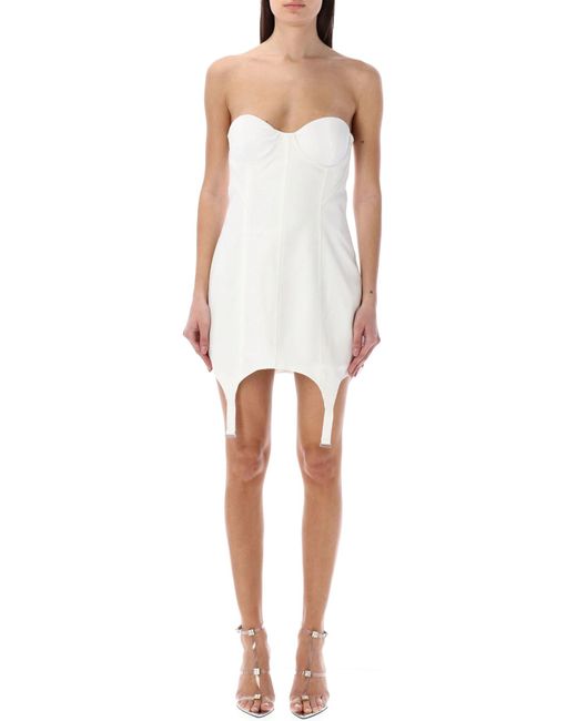 retroféte White Tegan Mini Dress