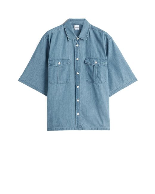 Aspesi Blue Short-Sleeved Shirt
